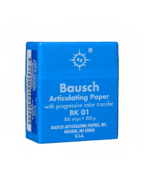BK01 - Artikulacijski papir Bausch 200my PLAVI