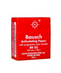 BK02 - Artikulacijski papir Bausch 200my CRVENI